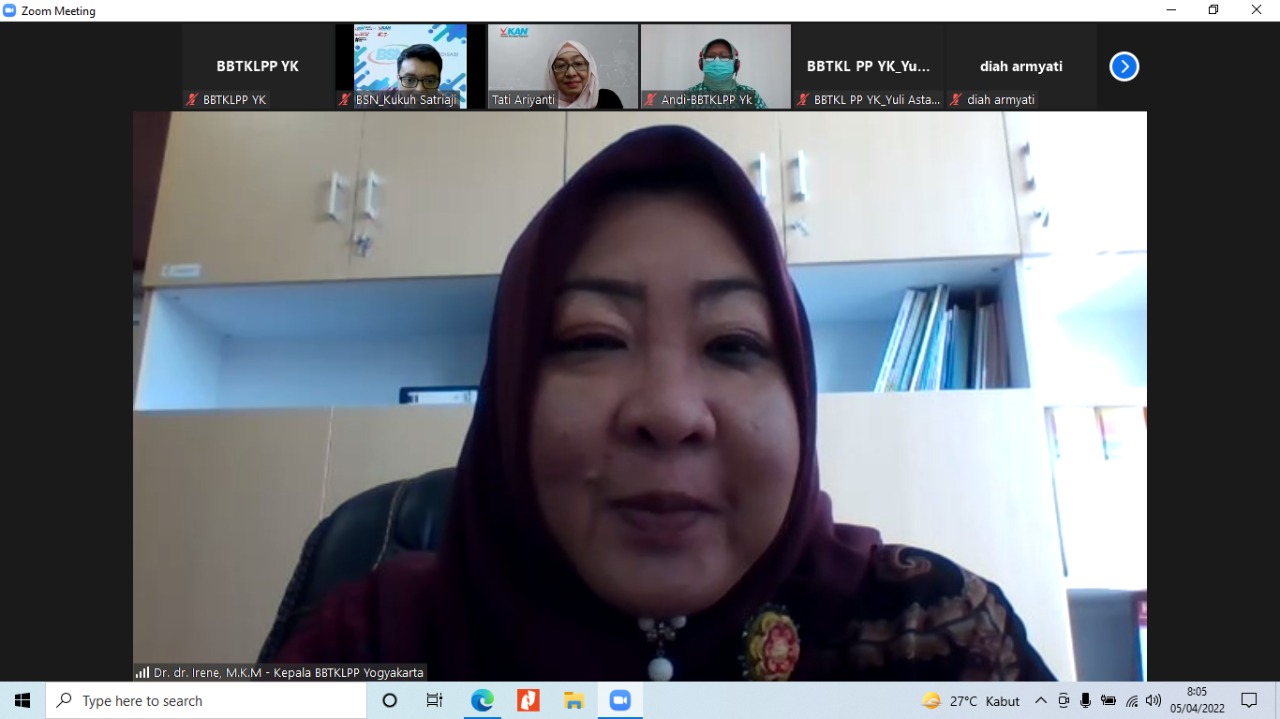 In House Training (IHT) Validasi Metode Pengujian IHT Validasi Metode Pengujian Mikrobiologi BBTKLPP Yogyakarta